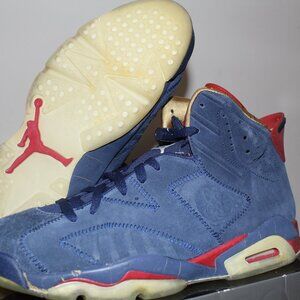 Vintage Air Jordan 6 DB Doernbecher Size 12 Blue Suede 2009 392789-401